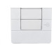 Placa Conjunto Dicompel Ritz Branca 4X2 - Cega + Suporte - Rzb-2300/34