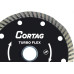 Disco Diamantado Cortag Turbo Flex 115Mm X 22,2Mm Para Esmerilhadeira - 61549