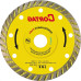 Disco Diamantado Cortag Porcelanato Turbo Flex 115Mm X 22,2Mm Para Esmerilhadeira - 61577