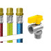 Kit Instalacao Roco Aquecedor A Gas 30Cm 1/2 - 3124-412