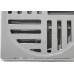 Grelha Plastica Quadrada Cromada Com Fecho Automatico Estrela 10X10Cm - 2295