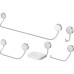 Acessorio Wc Deca Net Kit Com 5 Pecas Cromado - 2000.C01