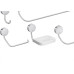 Acessorio Wc Deca Net Kit Com 5 Pecas Cromado - 2000.C01