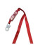 Talabarte ''Y'' Ultra Safe - Rosso Corax Com Mosquetao + Absorvedor De Energia 1,30M