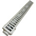 Ralo Linear Com Grelha Inox Ac Vent Seca Piso 5Cm X 48Cm