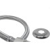Engate Flexivel Malha Inox Alta Pressao Alpha 40Cm