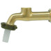 Torneira Jardim Metal Amarela Alpha 1130 Longa - 1/2'' E 3/4''