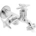 Torneira Maquina De Lavar/Tanque Metal Alpha 1131 Soft - C-23 - 1/2'' E 3/4'' Cromada - 1/4 Volta