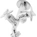 Torneira Maquina De Lavar/Tanque Metal Alpha 1131 Soft - C-23 - 1/2'' E 3/4'' Cromada - 1/4 Volta