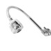 Torneira Bica Movel Pia Parede Metal Alpha 1168 - C-72 - 1/4 Volta Cromada Gourmet