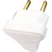 Pino Triangulo Flp 2 Polos 10A. Branco - Kit C/10 Pecas