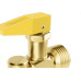 Acessorio Para Gas Roco Registro Corta Fogo 1/2''Npt X 3/8''Tm 90 Graus Pressao 7,0 Bar - 2139 412