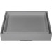 Ralo Invisivel Ss Lares 15X15Cm Cinza Escuro