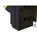 Pino 3 Saidas Ilumi 2 Polos+Terra 20A. Preto - 12320