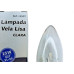 Lampada Vela Lisa Brasfort 25Wx127V. Clara - Kit C/10 Pecas