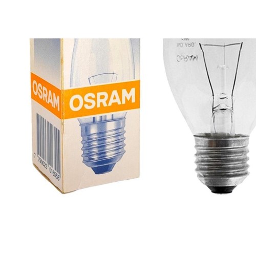 Lampada Vela Lisa Osram Clara 40Wx127V.