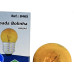 Lampada Bolinha Brasfort 7Wx127V. Ambar - Kit C/25 Pecas