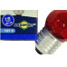 Lampada Bolinha Brasfort 7Wx127V. Vermelha - Kit C/25 Pecas