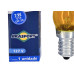 Lampada Chupeta Brasfort 7Wx127V. E14 Ambar - Kit C/25 Pecas