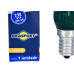 Lampada Chupeta Brasfort 7Wx220V. E14 Verde - Kit C/25 Pecas