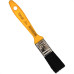 Pincel Trincha Pintura Roma Preta Ref.304 1'' Cabo Amarelo - Kit C/12 Pecas