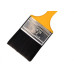 Pincel Trincha Pintura Roma Preta Ref.304   2.1/2'' Cabo Amarelo - Kit C/12 Pecas