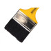 Pincel Trincha Pintura Roma Preta Ref.304 Tam.G 3'' Cabo Amarelo - Kit C/12 Pecas