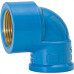 Joelho Azul Com Bucha Latao Amanco 25Mm X 3/4''