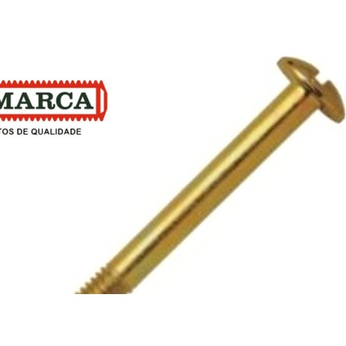 Parafuso Para Cama Jomarca 1/4'' X 140Mm Fenda Com Porca