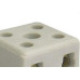 Conector Porcelana Morumbi 2 Polos - 6Mm Fixar Mp-176P - Kit C/10 Pecas