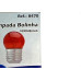 Lampada Bolinha Brasfort 7Wx220V. Vermelha - Kit C/25 Pecas