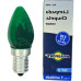 Lampada Chupeta Brasfort 7Wx127V. E14 Verde - Kit C/25 Pecas