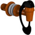 Torneira Para Filtro Herc Inferior Marrom 1117 - Kit C/12 Pecas