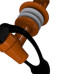Torneira Para Filtro Herc Inferior Marrom 1117 - Kit C/12 Pecas