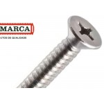 Parafuso Auto Atarraxante Inox Chata Philips Jomarca 3,5 X 25Mm - Kit C/2 Centos