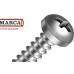 Parafuso Auto Atarraxante Inox Panela Philips Jomarca 3,5 X 13Mm - Kit C/2 Centos