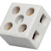 Conector Porcelana Foxlux 2 Polos 10Mm