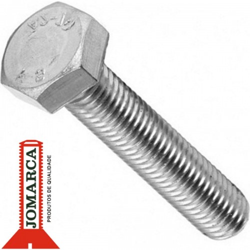 Parafuso Sextavado Zincado Jomarca   3/16'' X 1.1/2'' - Kit C/2 Centos