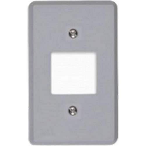 Placa Conjunto Ilumi Cinza 4X2 - 2 Interruptores - 1350 - Kit C/10 Peças