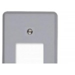 Placa Conjunto Ilumi Cinza 4X2 - 2 Interruptores - 1350 - Kit C/10 Peças