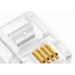 Plug Modular Para Telefonia Rj11 (6X4) - Kit C/10 Peças