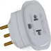 Pino Adaptador Daneva Universal 10A. 2 Polos+Terra Antigo/Novo 1661 - Kit C/12 Pecas