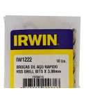 Broca Aco Rapido Irwin 3,0 Mm - Kit C/10 Peças