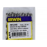 Broca Aco Rapido Irwin 4,5 Mm - Kit C/10 Peças