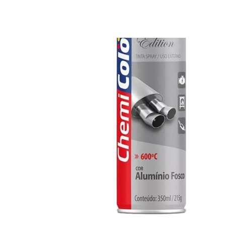 Spray Chemicolor Alta Temperatura Aluminio 350Ml/215G.