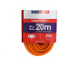 Extensao Daneva Pp Hard Work 2 Polos 20A. 2,5Mm Laranja - 20M