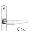 Fechadura Soprano Inox Externa Alavanca Popline - 03001.0711.01