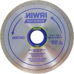 Disco Diamantado Irwin Liso 110Mm X 20Mm - 13891 - Kit C/5 Peças