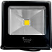 Refletor De Led Golden Fit Preto 30W. 2700K Amarelo