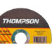 Disco Aco Inox Thompson - 4.1/2''X5/128''X7/8'' - Fino 1,0Mm - Kit C/10 Pecas